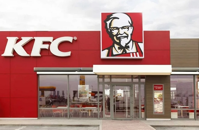 KFC restaurant view 